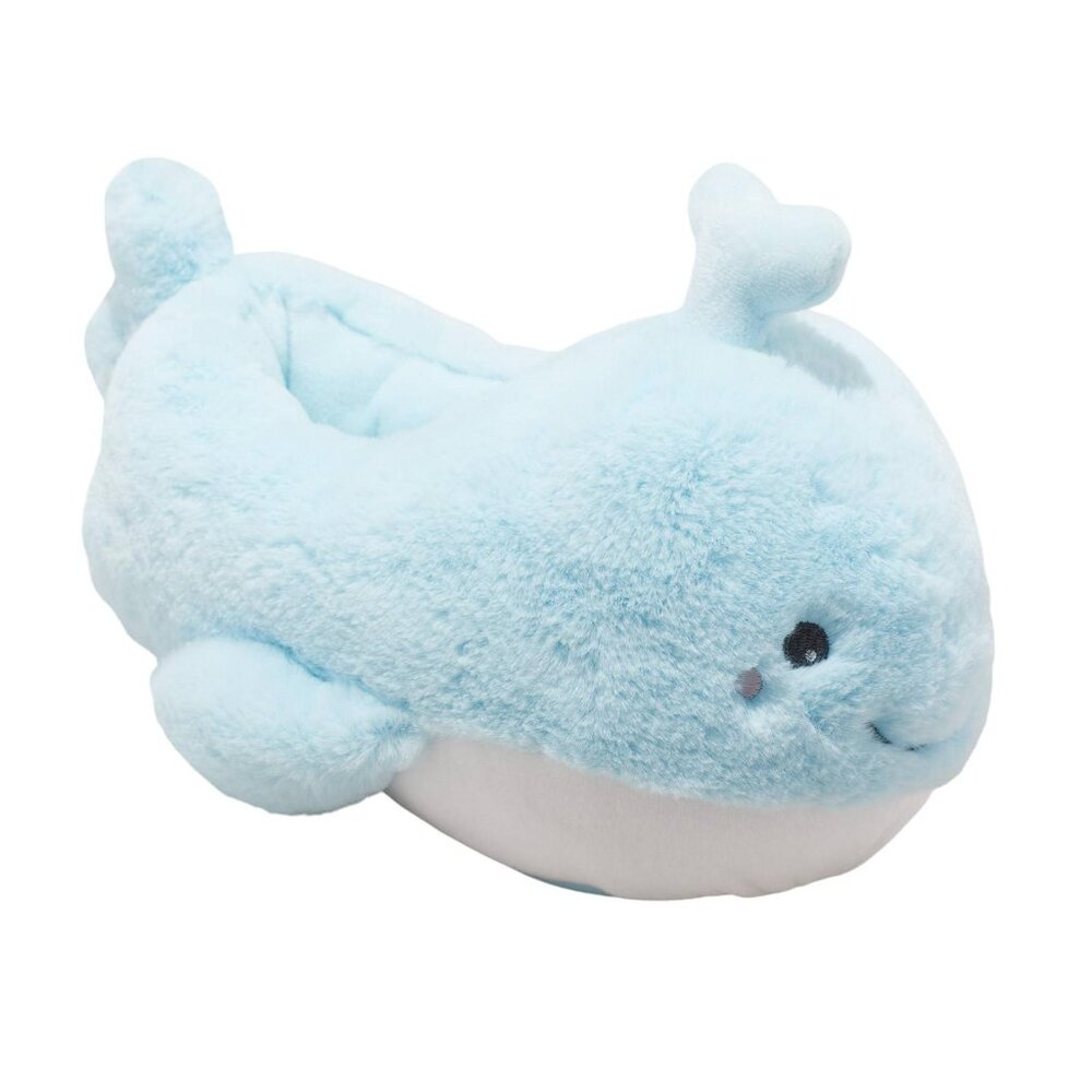 NWT Cat & Jack Kids Boys Whale Character Slippers 92541968 Blue S